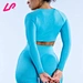 long sleeve crop top sport
